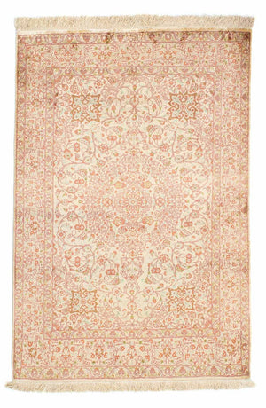 Perzisch tapijt - Ghom - 146 x 98 cm - beige