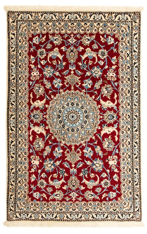 Perzisch tapijt - Nain - Koninklijk - 137 x 86 cm - rood