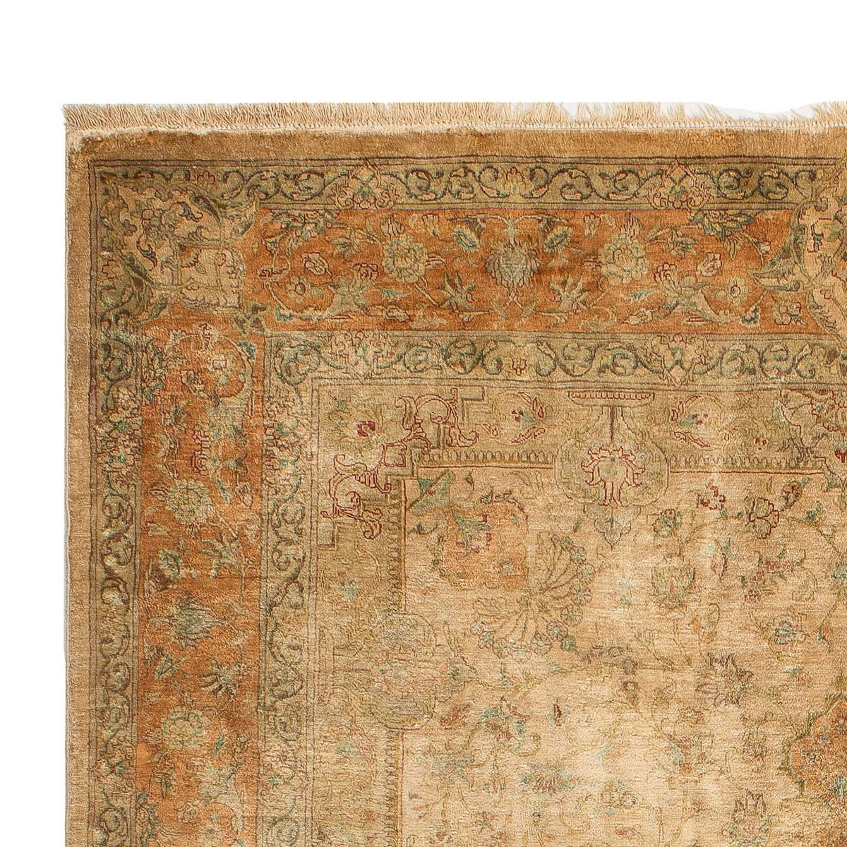 Perzisch tapijt - Ghom - 194 x 138 cm - veelkleurig