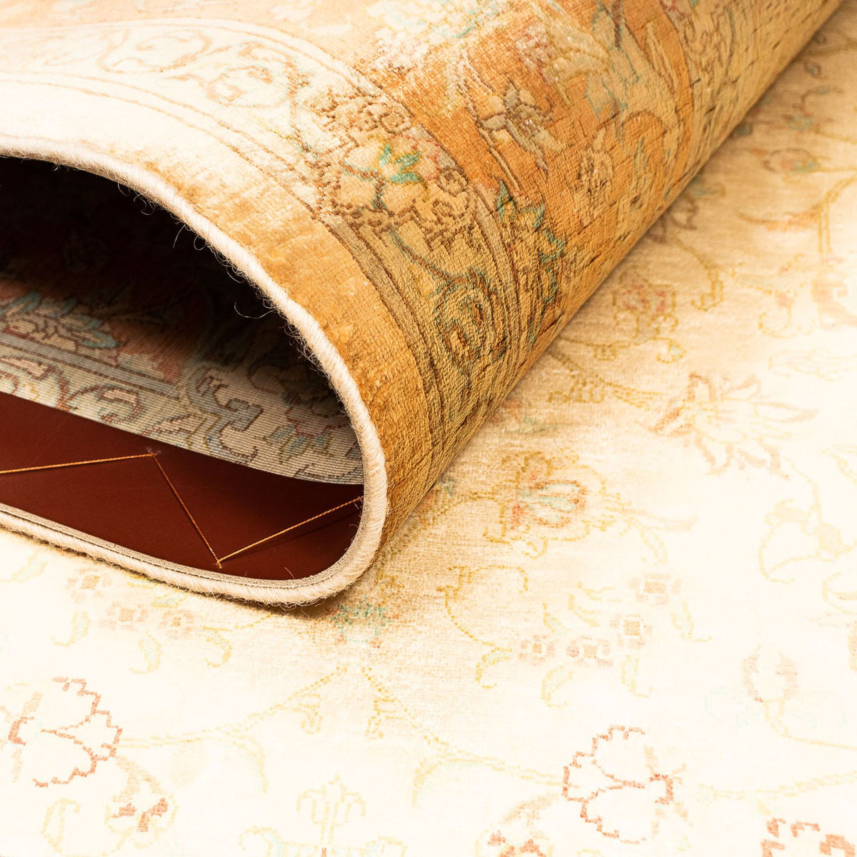 Perzisch tapijt - Ghom - 194 x 138 cm - veelkleurig