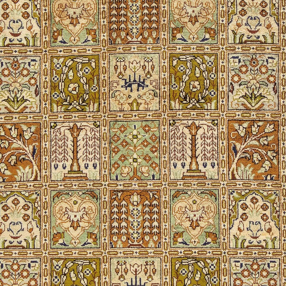 Perzisch tapijt - Ghom - 79 x 57 cm - bruin