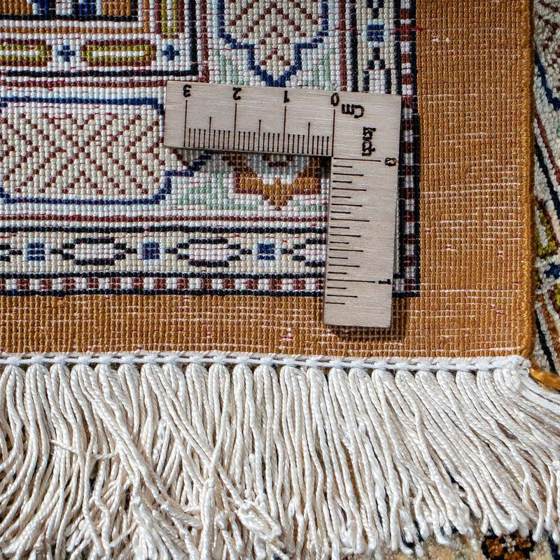 Perzisch tapijt - Ghom - 79 x 57 cm - bruin