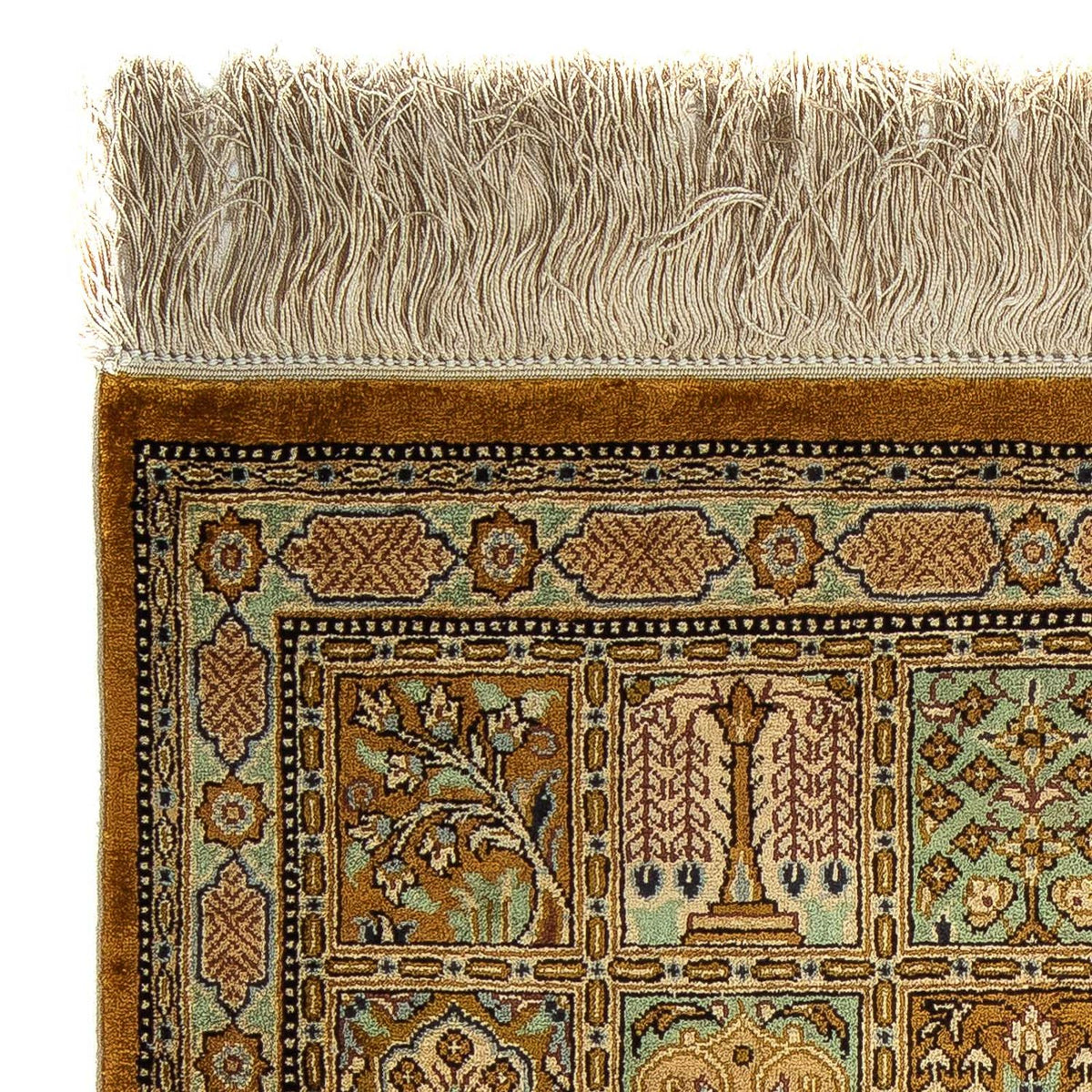 Qom Tapijt 52x72cm - Perzisch tapijt