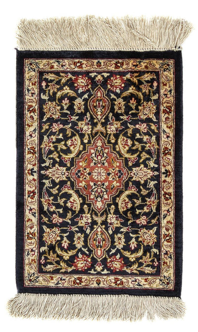 Qom zijde Tapijt 28x41cm - Perzisch tapijt