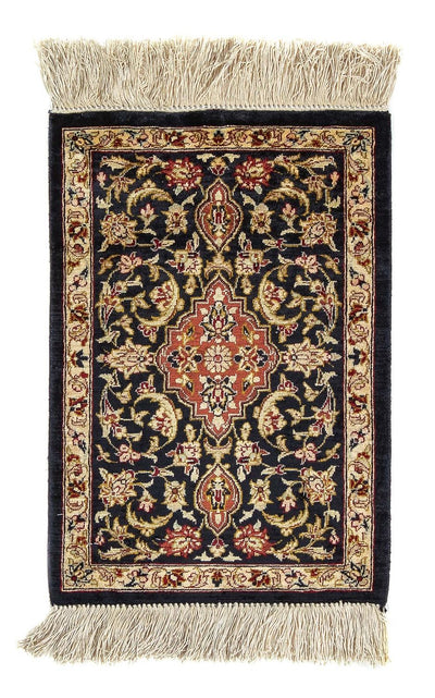 Qom zijde Tapijt 28x41cm - Perzisch tapijt