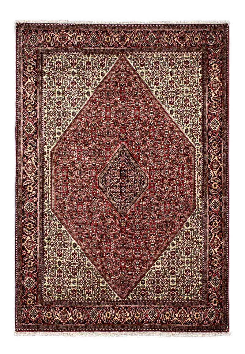 Perzisch tapijt - Bijar - 242 x 171 cm - donkerrood