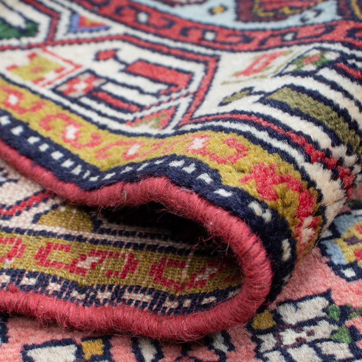 Perzisch Tapijt - Nomadisch - 134 x 74 cm - licht rood