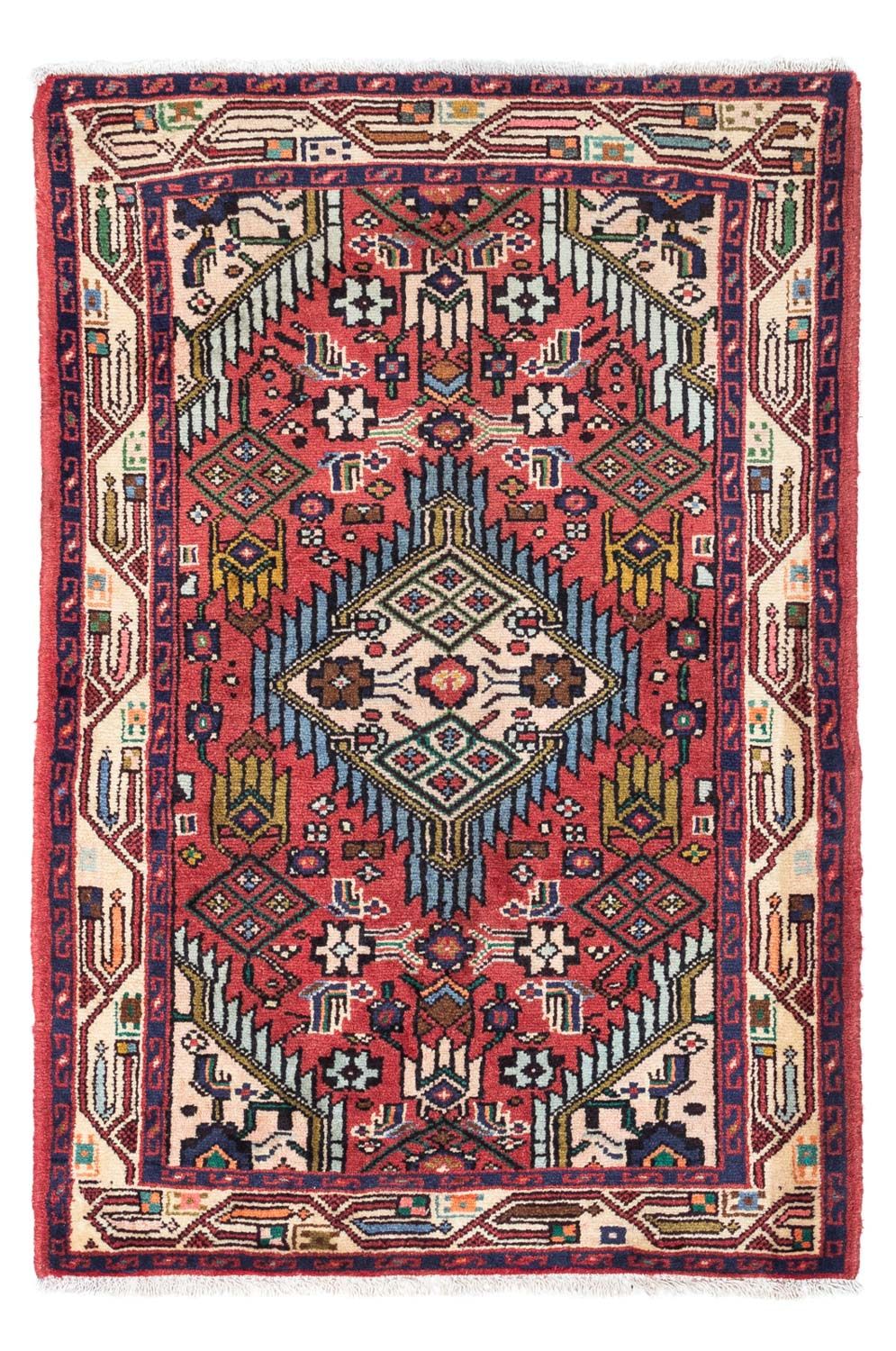 Perzisch Tapijt - Nomadisch - 125 x 79 cm - rood