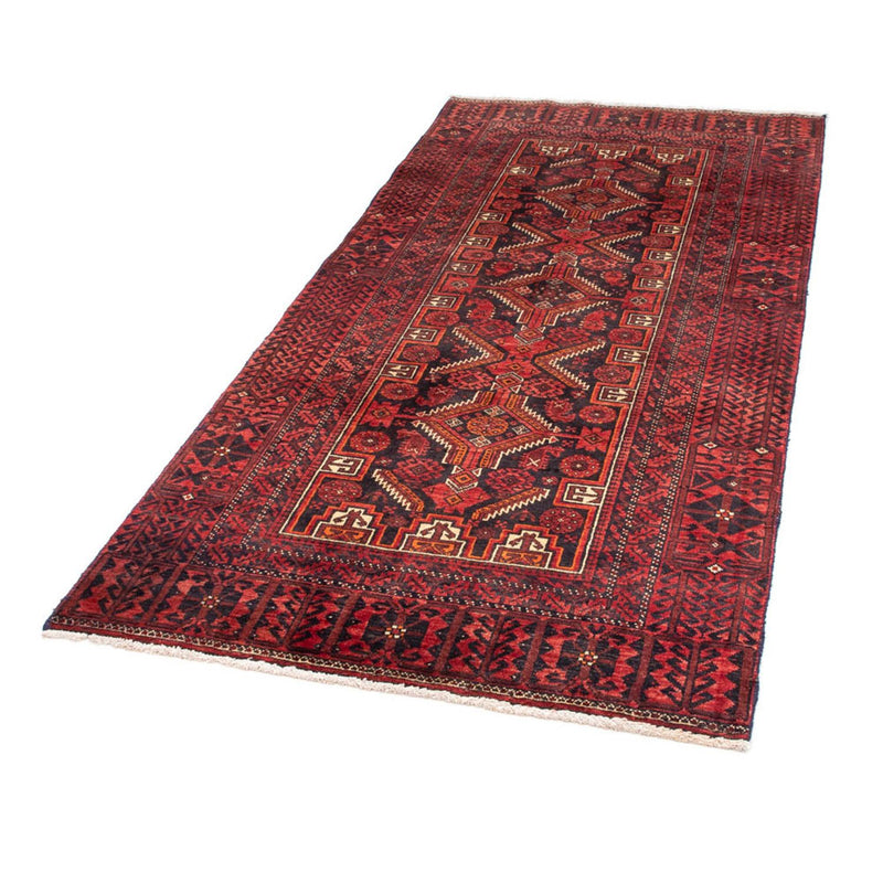 Loper Baluch tapijt - 195 x 89 cm - donkerrood