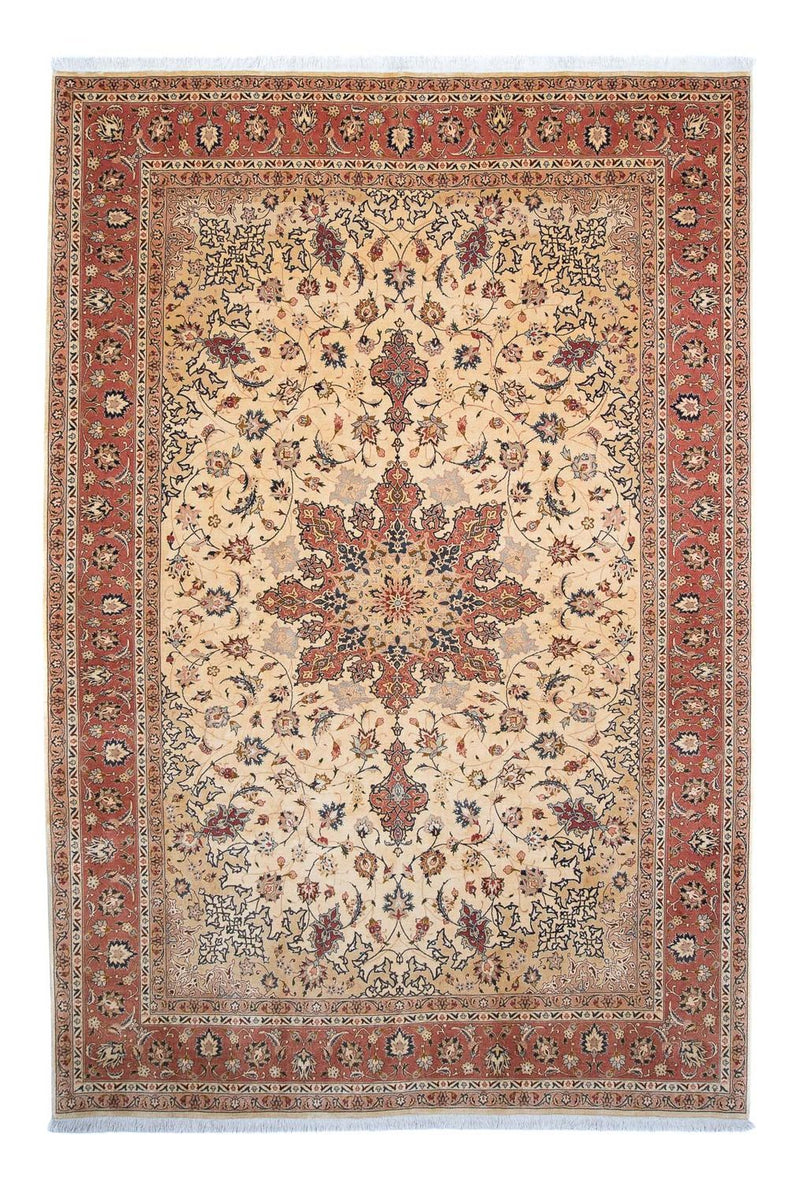 Perzisch tapijt - Tabriz - Royal - 305 x 198 cm - lichtbruin