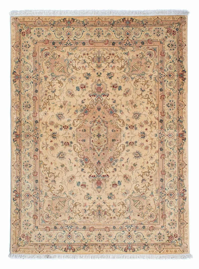 Perzisch tapijt - Tabriz - Royal - 200 x 149 cm - lichtbruin