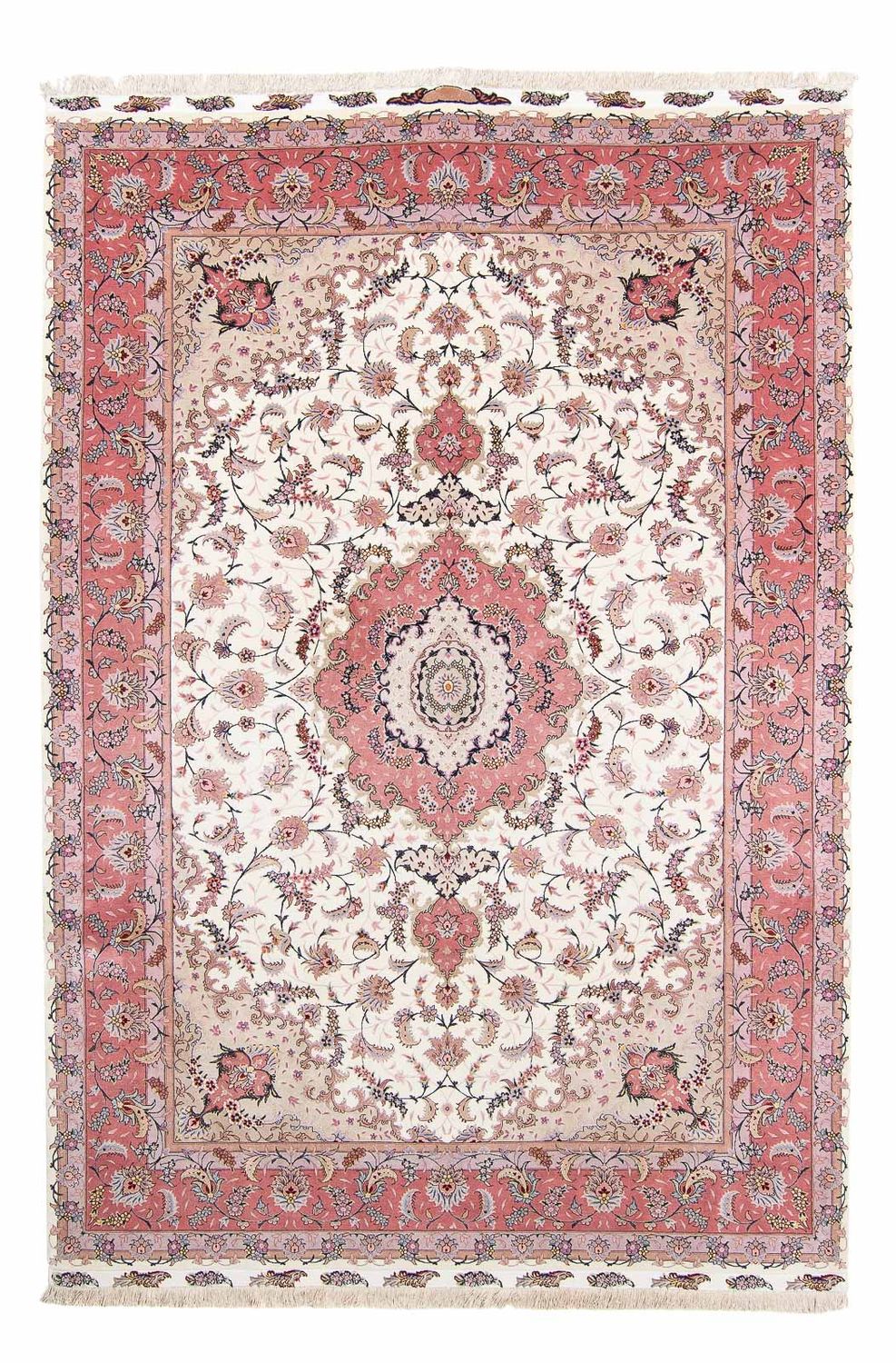 Perzisch tapijt - Tabriz - Royal - 320 x 200 cm - beige