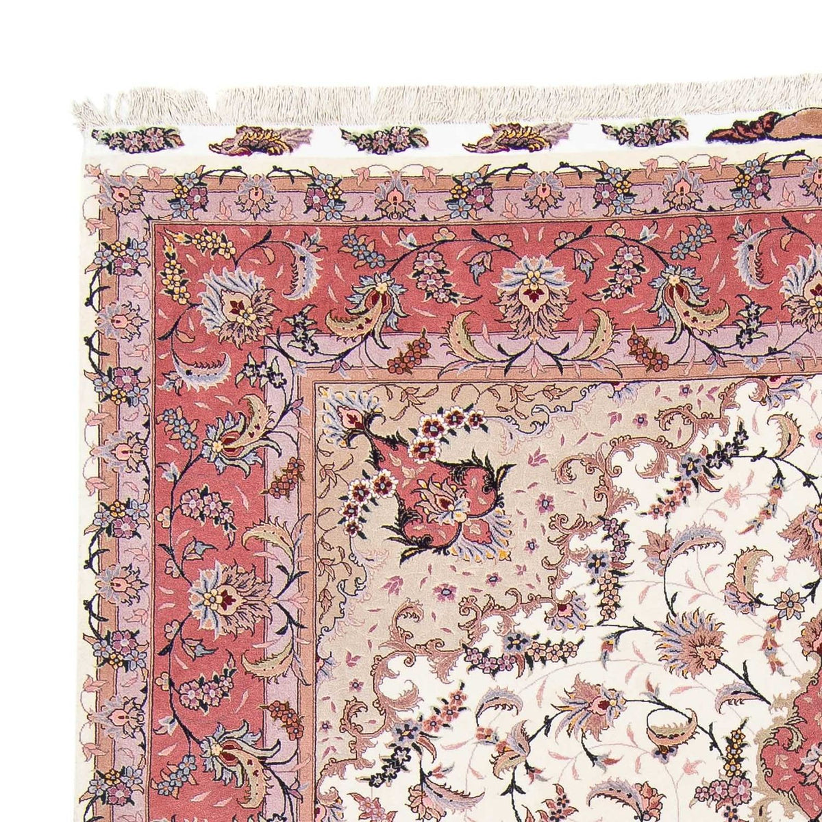 Perzisch tapijt - Tabriz - Royal - 320 x 200 cm - beige