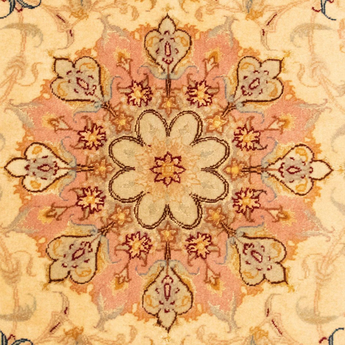 Perzisch tapijt - Tabriz - Royal - 154 x 100 cm - beige
