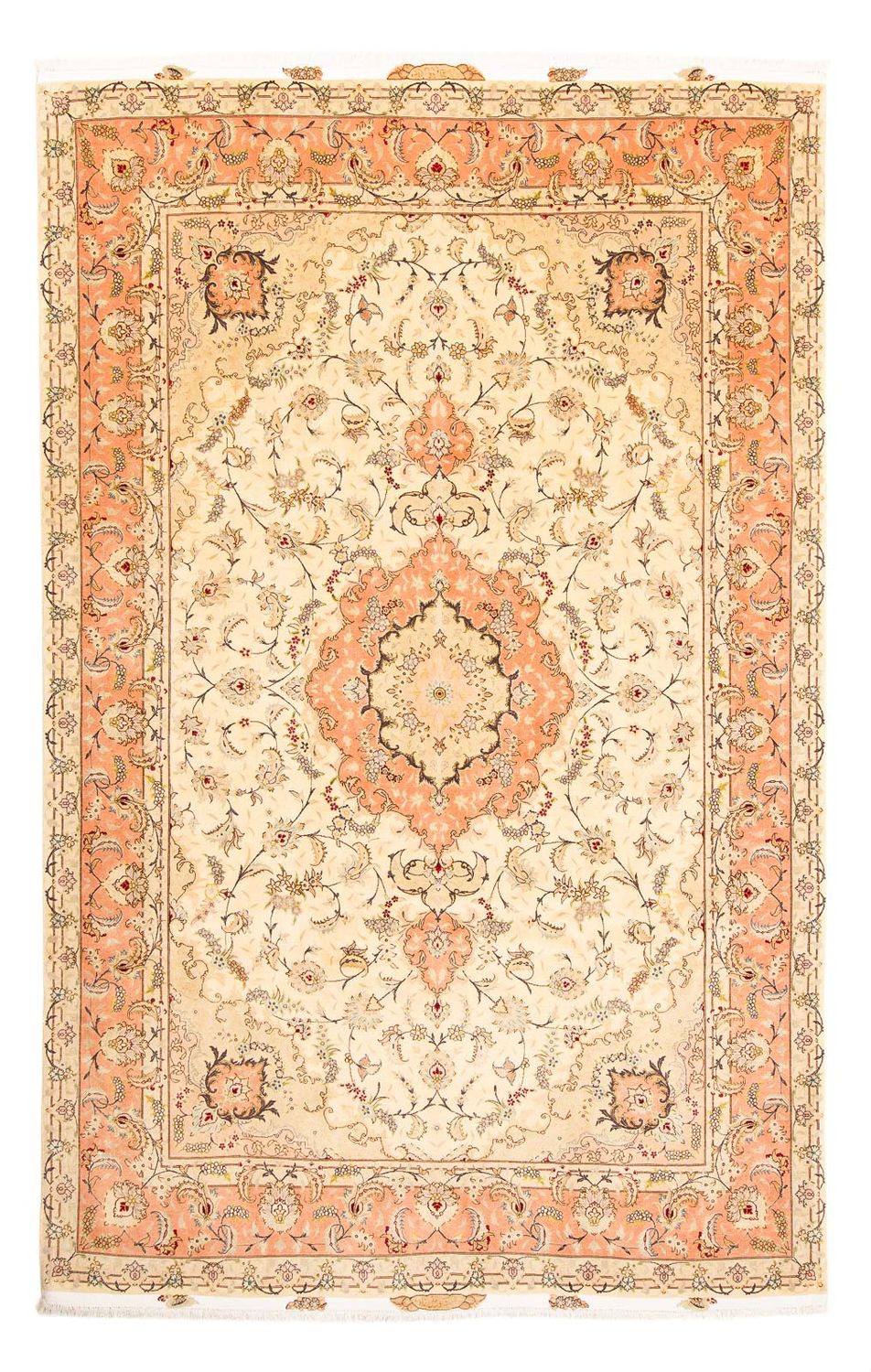 Perzisch tapijt - Tabriz - Royal - 302 x 196 cm - beige