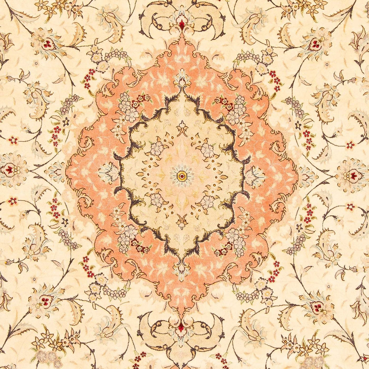 Perzisch tapijt - Tabriz - Royal - 302 x 196 cm - beige