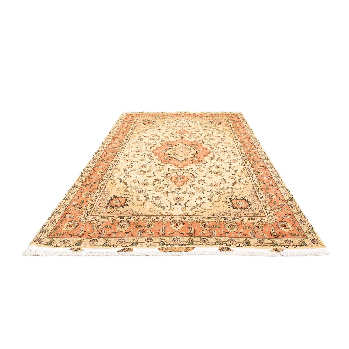 Perzisch tapijt - Tabriz - Royal - 302 x 196 cm - beige
