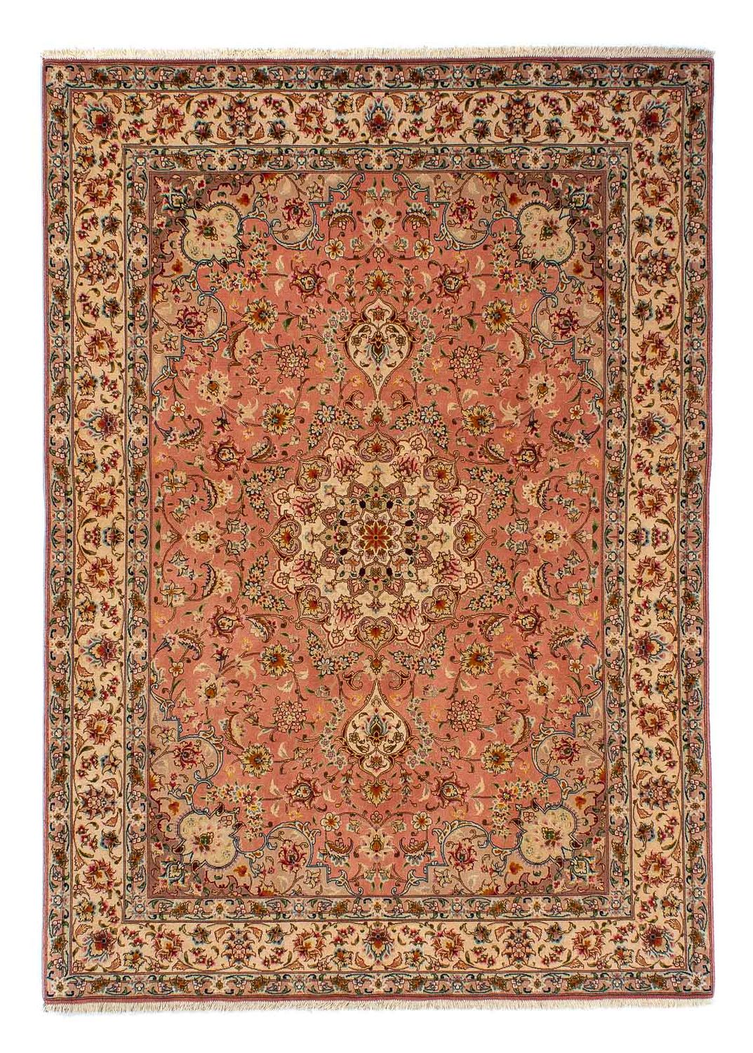 Perzisch tapijt - Tabriz - Royal - 211 x 148 cm - roest