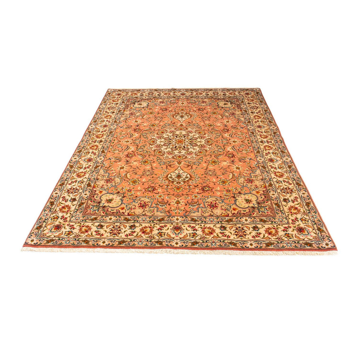 Perzisch tapijt - Tabriz - Royal - 211 x 148 cm - roest