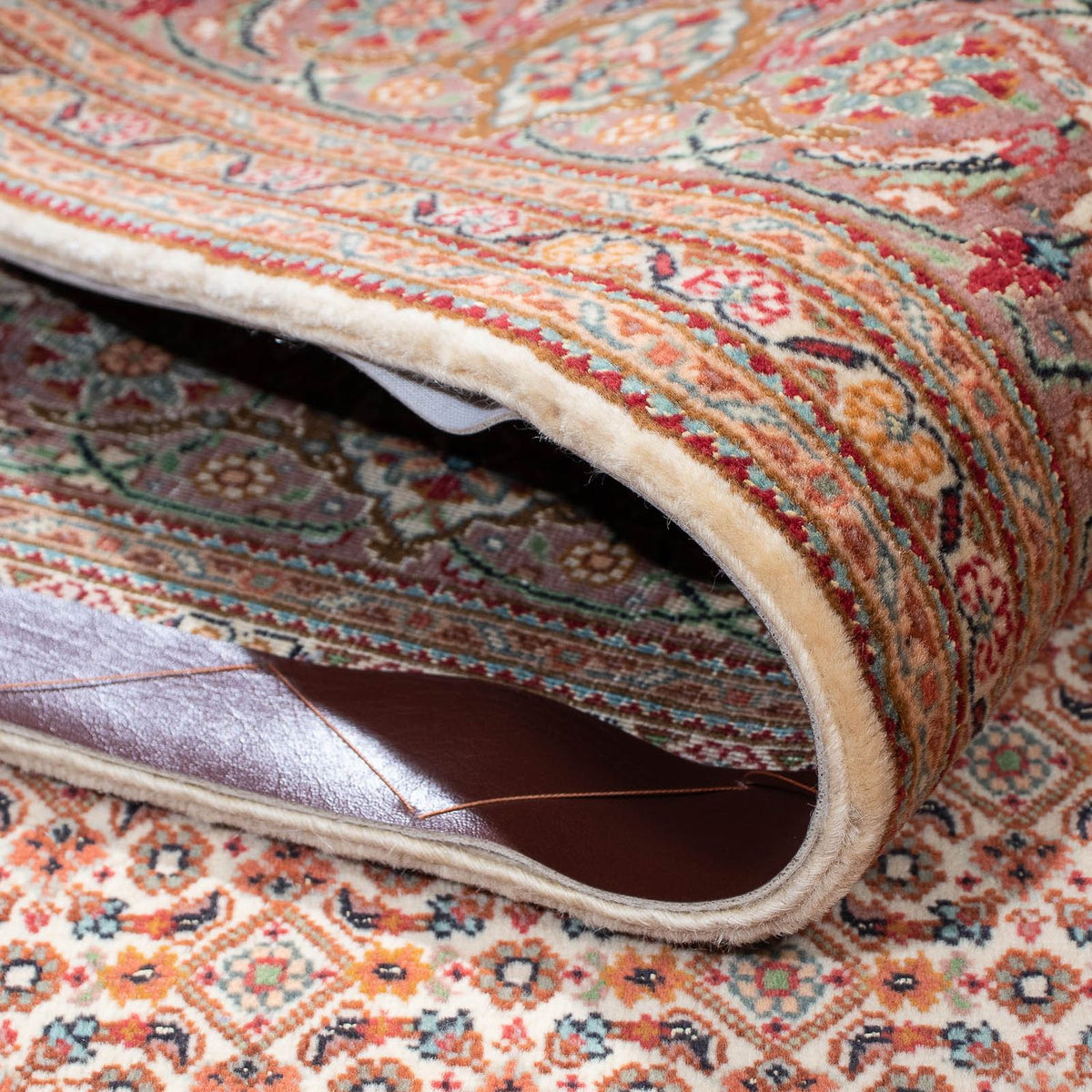 Perzisch tapijt - Tabriz - 198 x 149 cm - lichtbruin