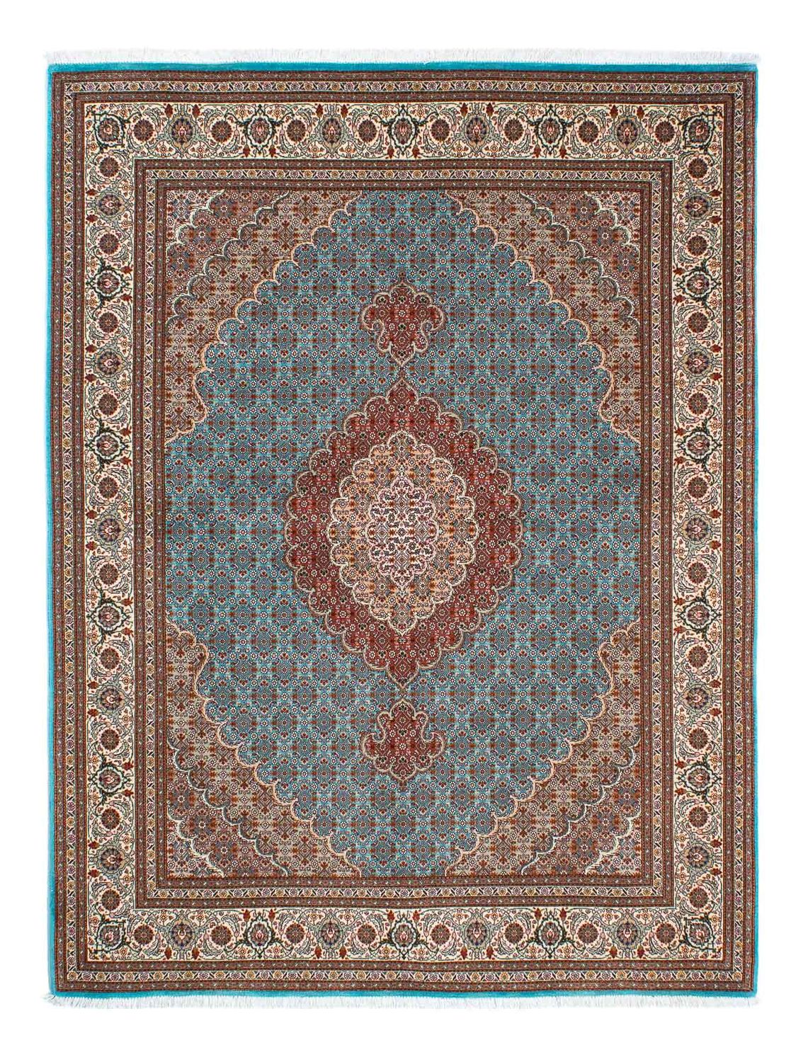 Perzisch tapijt - Tabriz - 202 x 150 cm - turkoois