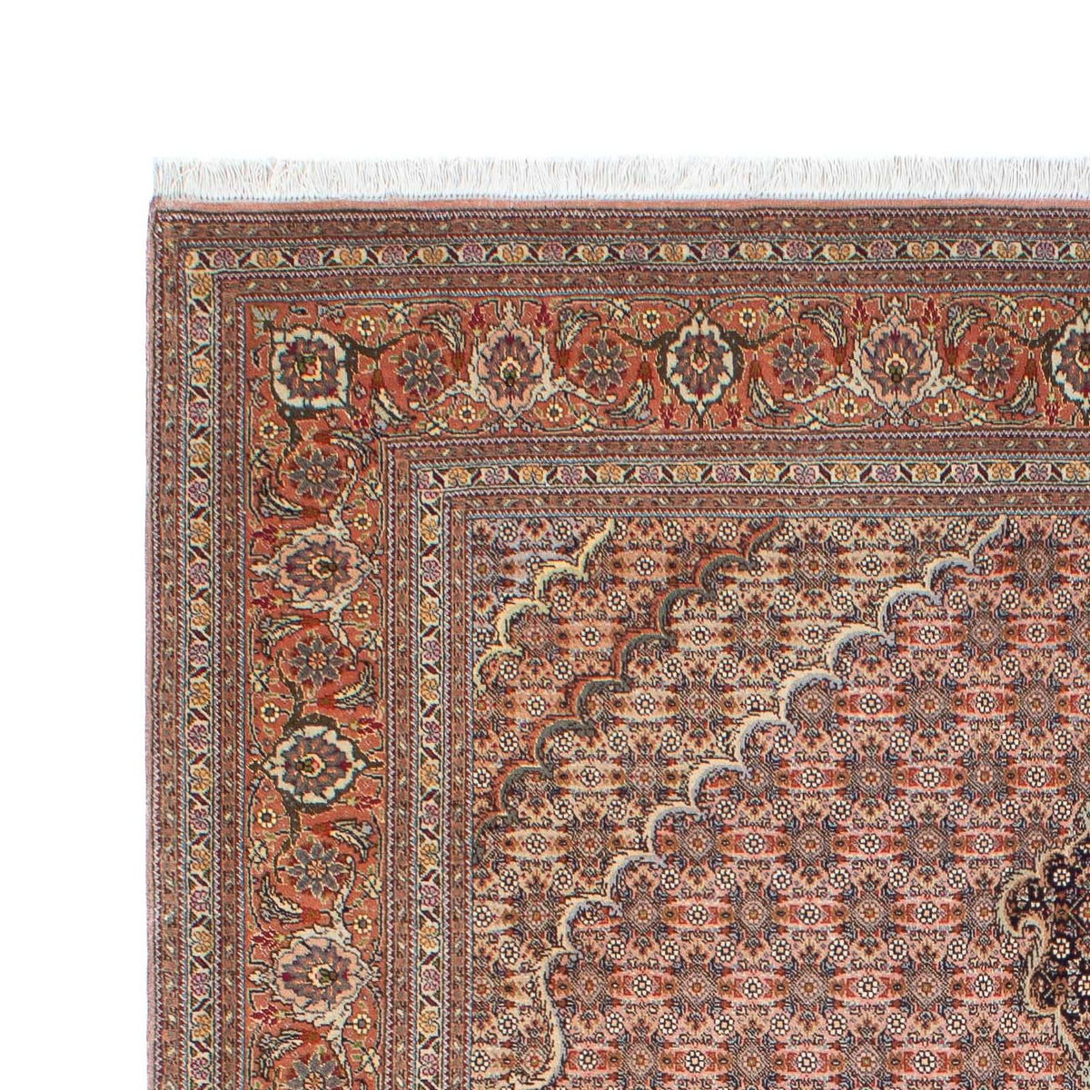 Perzisch tapijt - Tabriz - 204 x 151 cm - lichtbruin