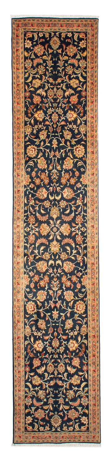 Loper Perzisch tapijt - Tabriz - Royal - 300 x 66 cm - donkerblauw