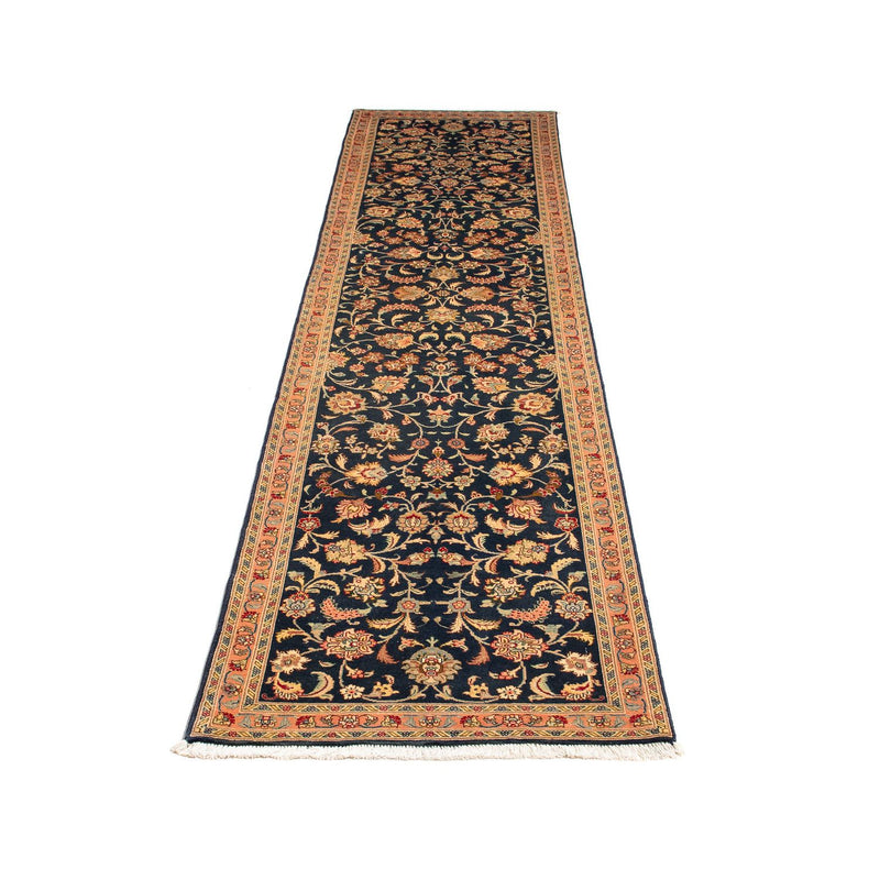 Loper Perzisch tapijt - Tabriz - Royal - 300 x 66 cm - donkerblauw