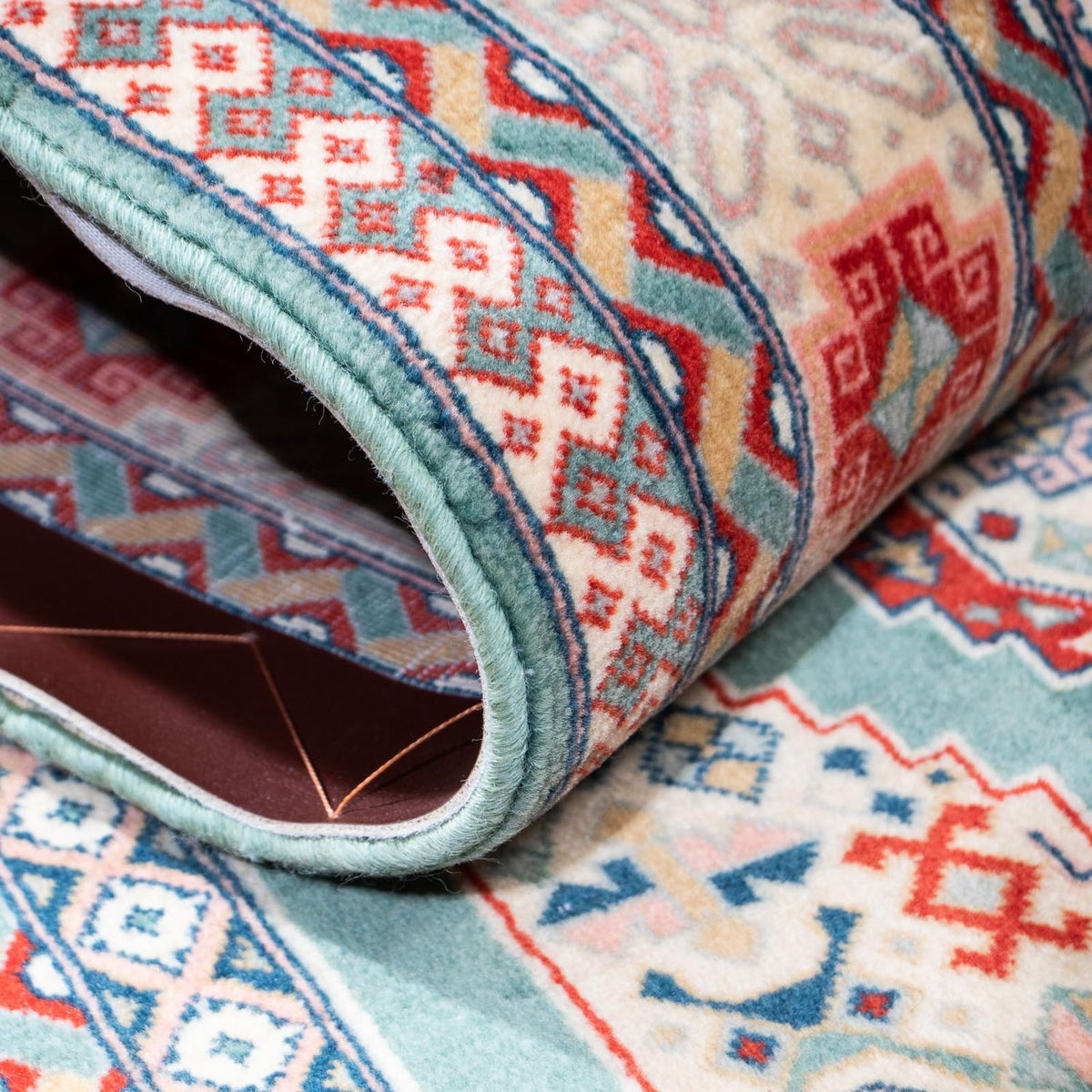 Loper Perzisch tapijt - Tabriz - Royal - 187 x 70 cm - turkoois