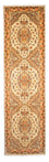 Loper Perzisch tapijt - Tabriz - Royal - 314 x 87 cm - lichtbruin