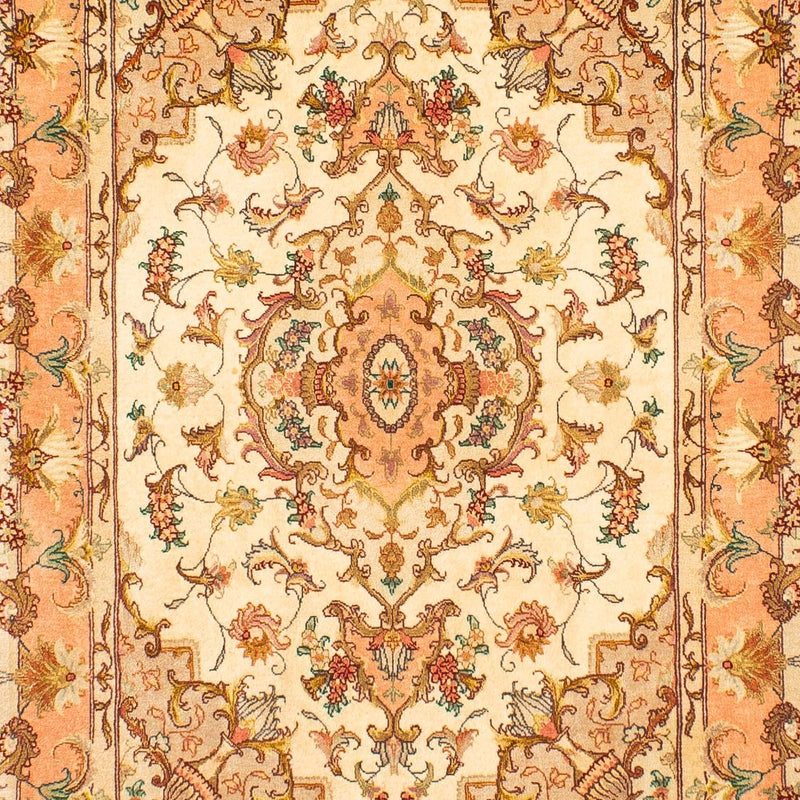 Loper Perzisch tapijt - Tabriz - Royal - 314 x 87 cm - lichtbruin