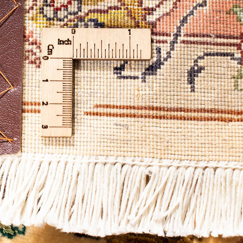 Loper Perzisch tapijt - Tabriz - Royal - 314 x 87 cm - lichtbruin