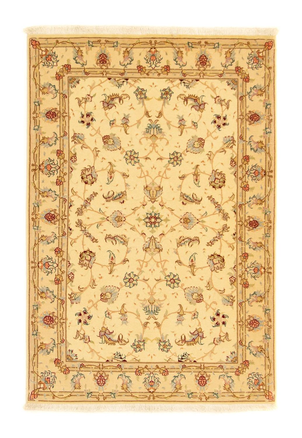 Perzisch tapijt - Tabriz - Royal - 149 x 100 cm - beige