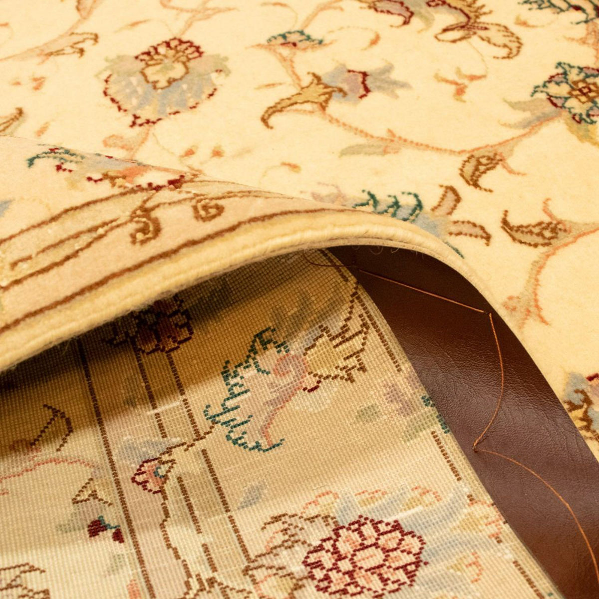 Perzisch tapijt - Tabriz - Royal - 149 x 100 cm - beige