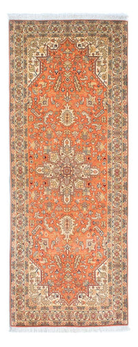Loper Perzisch tapijt - Tabriz - Royal - 216 x 80 cm - roest