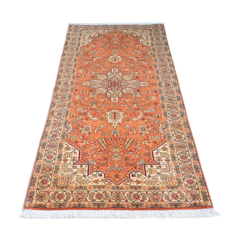 Loper Perzisch tapijt - Tabriz - Royal - 216 x 80 cm - roest