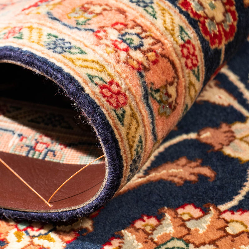 Loper Perzisch tapijt - Tabriz - Royal - 292 x 66 cm - donkerblauw