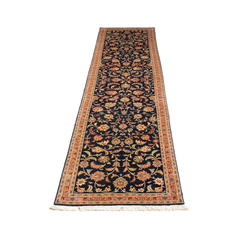 Loper Perzisch tapijt - Tabriz - Royal - 292 x 66 cm - donkerblauw