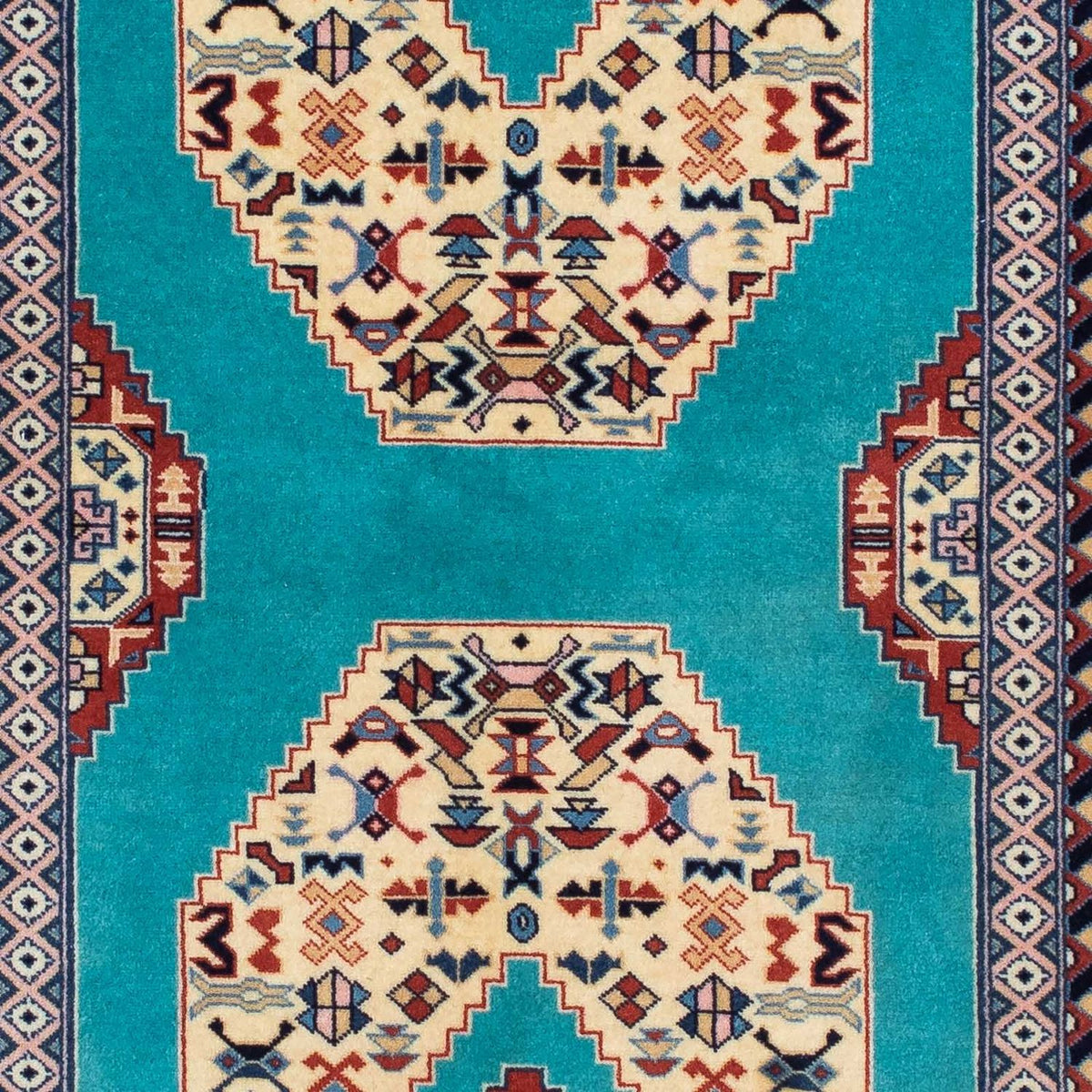Loper Perzisch tapijt - Tabriz - Royal - 175 x 76 cm - blauw