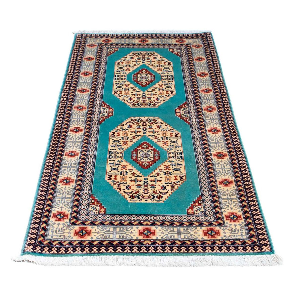 Loper Perzisch tapijt - Tabriz - Royal - 175 x 76 cm - blauw
