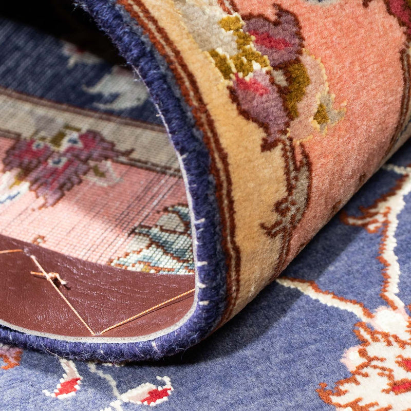 Loper Perzisch tapijt - Tabriz - Royal - 198 x 75 cm - donkerblauw