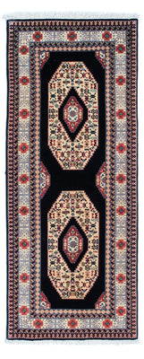 Loper Perzisch tapijt - Tabriz - Royal - 188 x 74 cm - donkerblauw