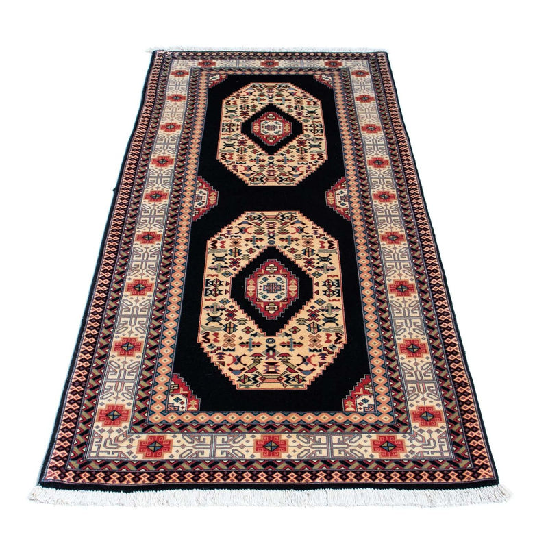 Loper Perzisch tapijt - Tabriz - Royal - 188 x 74 cm - donkerblauw