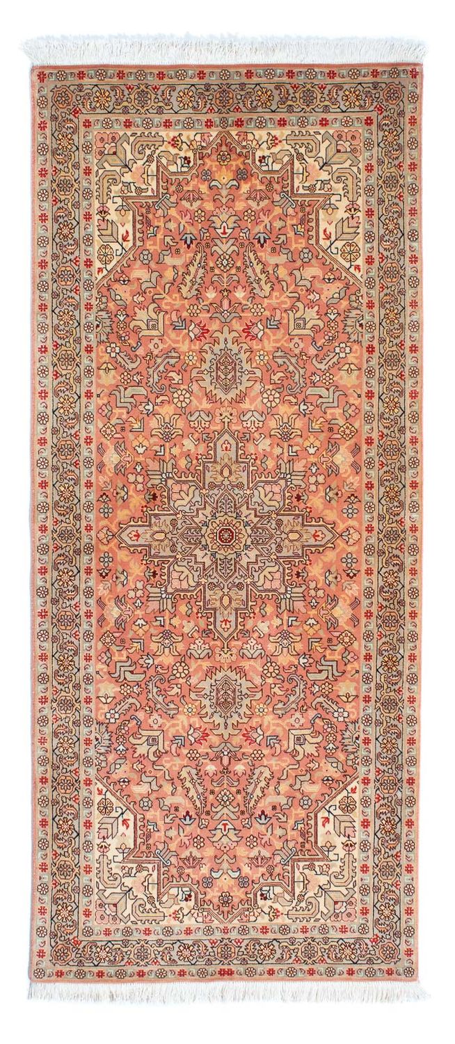 Loper Perzisch tapijt - Tabriz - Royal - 206 x 82 cm - veelkleurig