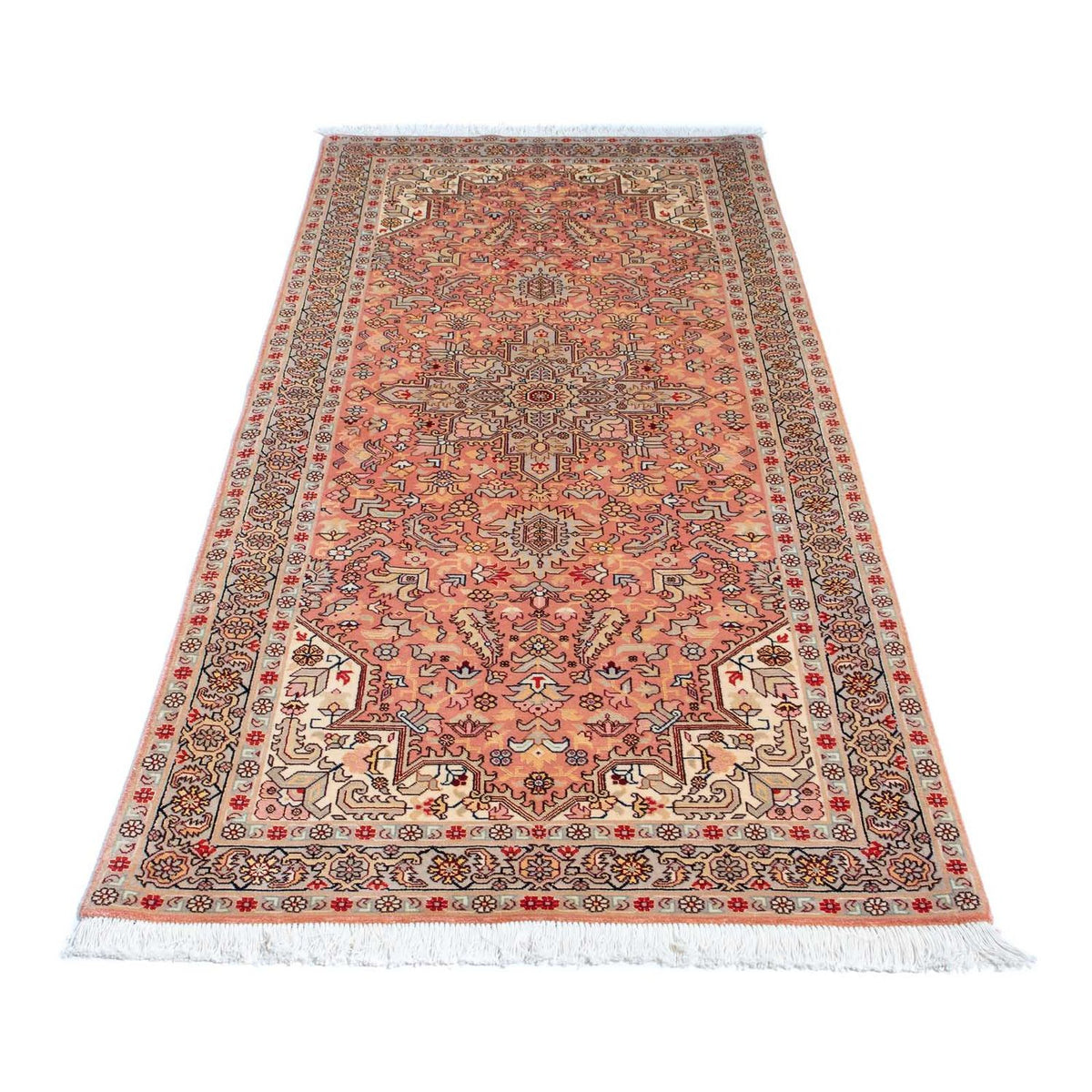 Loper Perzisch tapijt - Tabriz - Royal - 206 x 82 cm - veelkleurig