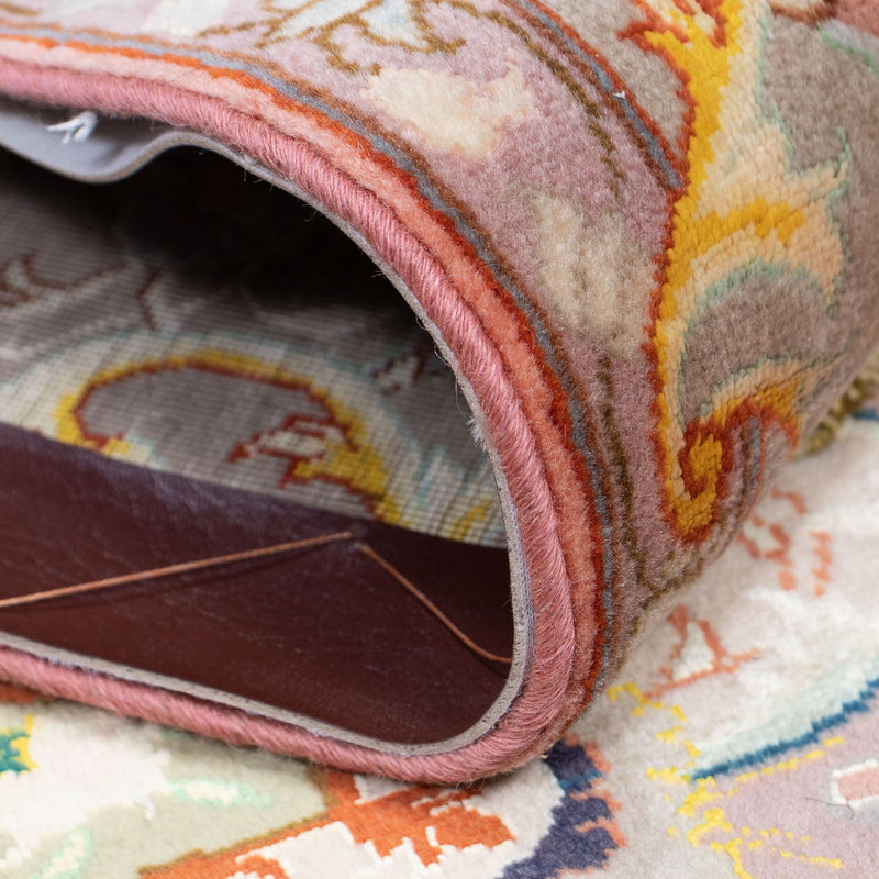 Loper Perzisch tapijt - Tabriz - Royal - 389 x 93 cm - licht rood