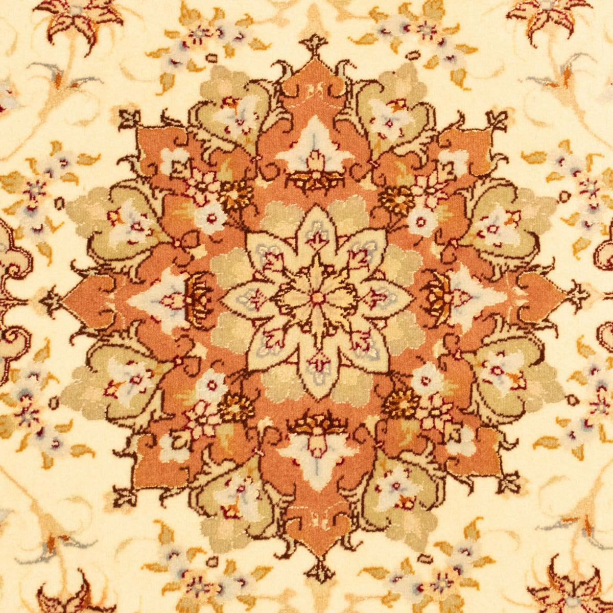 Perzisch tapijt - Tabriz - Royal - 154 x 103 cm - beige