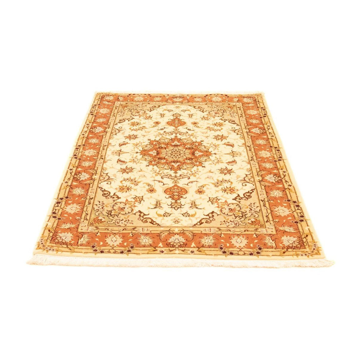 Perzisch tapijt - Tabriz - Royal - 154 x 103 cm - beige
