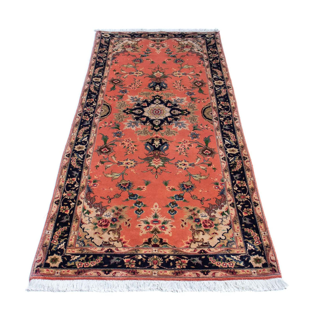 Loper Perzisch tapijt - Tabriz - Royal - 217 x 79 cm - roest