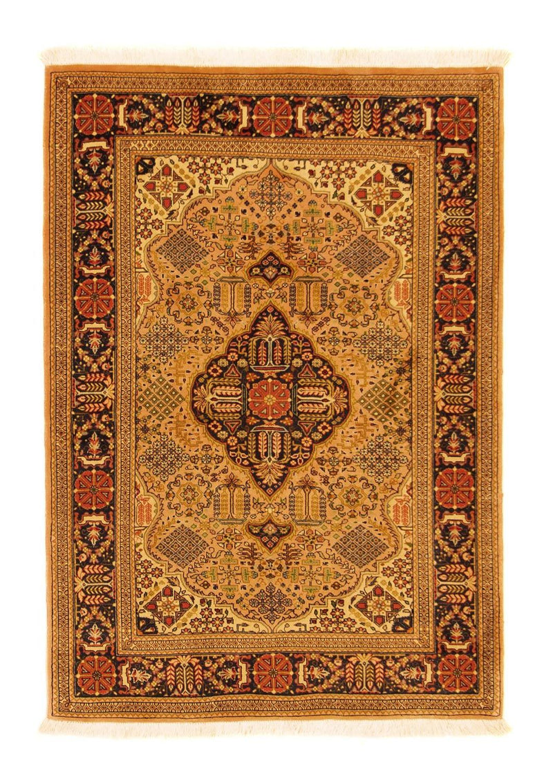 Perzisch tapijt - Tabriz - Royal - 142 x 98 cm - goud
